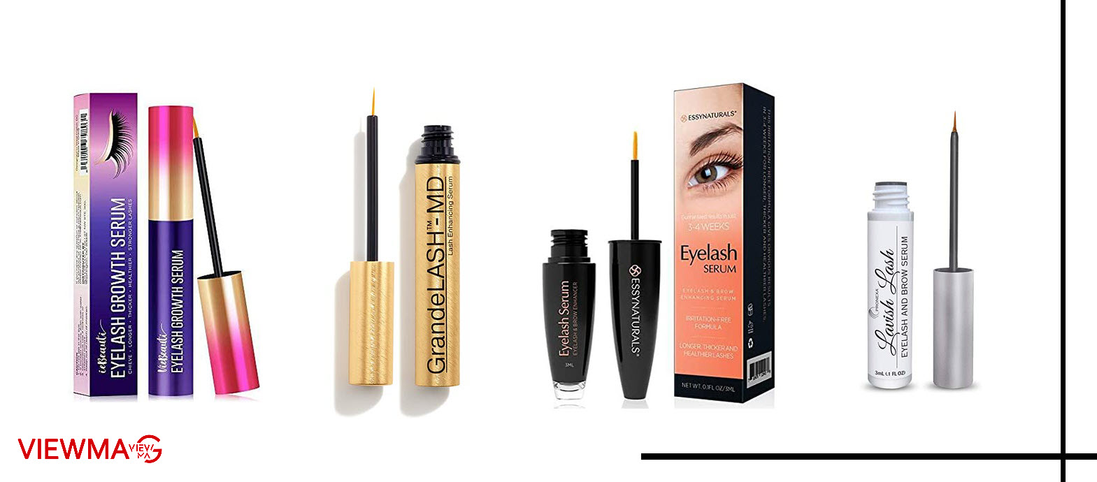 محصولات برتر بهداشتی برای تقویت مژه و ابرو