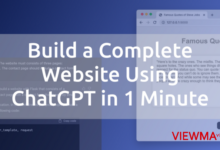 ساخت یک وب سایت کامل با استفاده از ChatGPT در 1 دقیقه