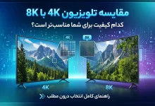 تلویزیون 4K بخریم یا 8K